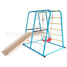 户外游乐设施幼儿园儿童户外爬网攀爬架爬墙攀登架攀岩架钢制