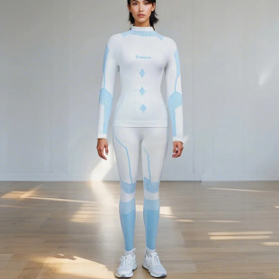 Ski Quick-Drying Intimates, Thermal Compression, Sweat-Wicking and Breathable, Outdoor Mountaineering Sportswear for Women and Men, Functional Tight-Fitting Suit