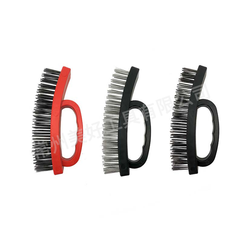 塑柄钢丝刷/弓背钢丝刷/除锈/发黑钢丝刷/异形刷