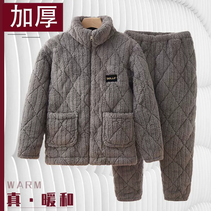 Warm quilted flannel pijama