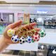Creative PVC World Cup Football Keychain Games souvenir bag pendant e-commerce activities gift wholesale