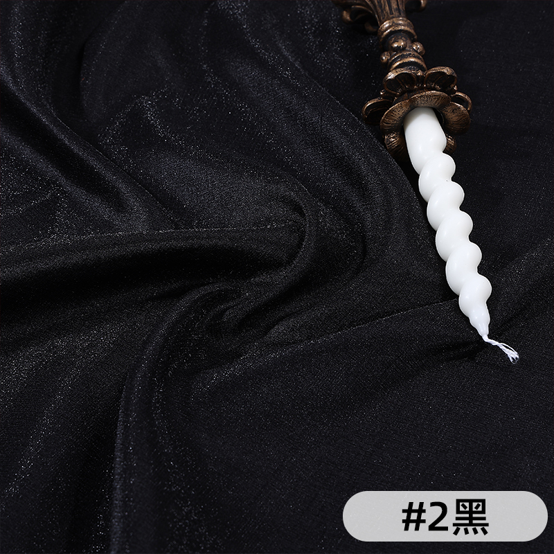 Tela de satén de corteza Tela de satén de textura muscular de brillo Traje antiguo Hanfu Falda de cara de caballo Tela de ropa decorativa de color sólido image 7