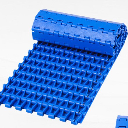 链板塑料平顶链穿孔单铰直行链抗静电防滑链热塑性塑钢顶板链批发