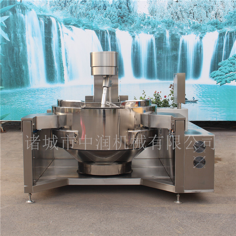 可倾式酱料炒制机器 虾酱炒制锅 全自动行星酱料炒锅