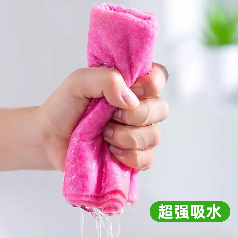 Paño de limpieza de cáscara de coco, paño de cocina que no suelta pelusas, versión engrosada, paño de limpieza absorbente y que absorbe el aceite, estropajo que no retiene aceite.