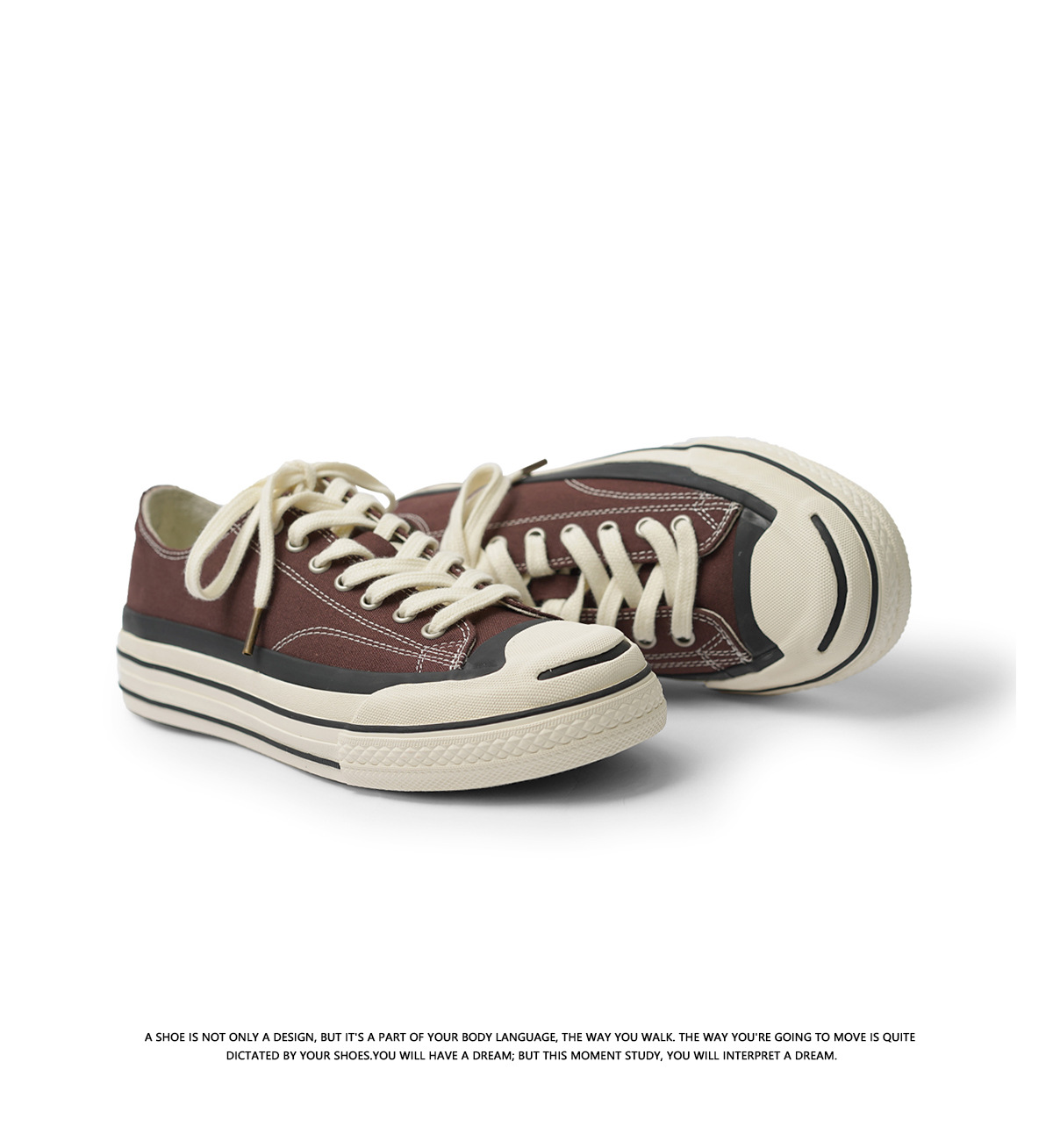2024 nouvelles chaussures basses tendance en toile respirante à semelles épaisses pour hommes et femmes blanches, japonaises et_voghion.com