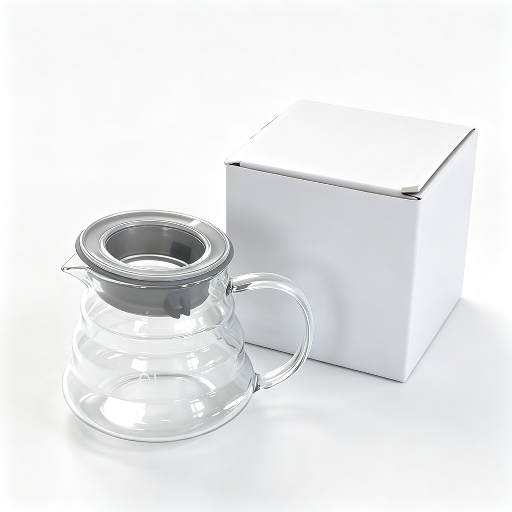Juego de Cafetera Filtrante por Goteo con Taza Filtro Inteligente para Hogar y Oficina