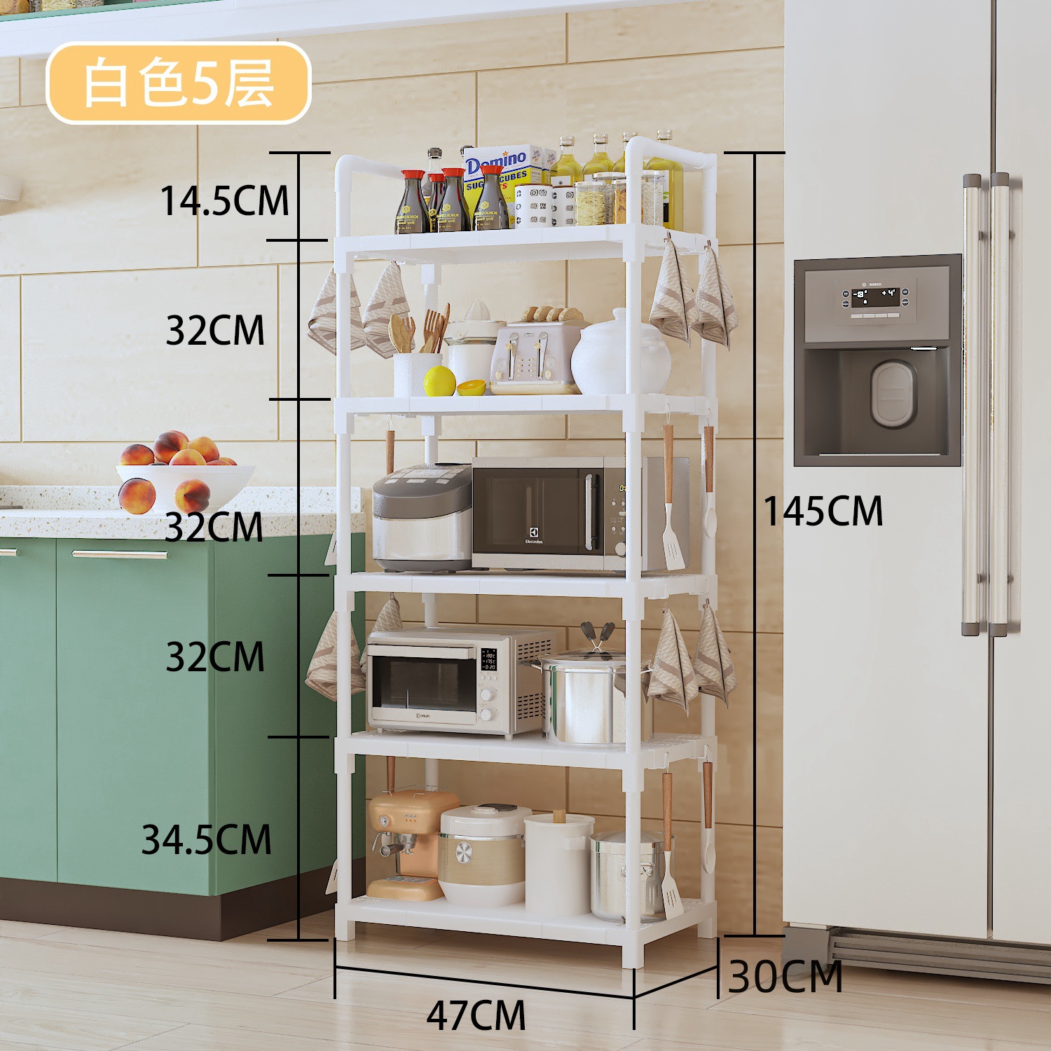 흰색 5겹(플라스틱 스프레이 튜브)