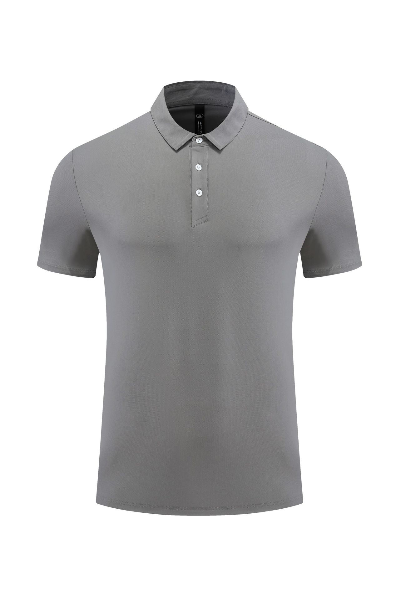 Camisa de polo deportiva de color sólido casual para hombres y mujeres mismo verano slim fit que absorbe el sudor ropa de grupo de secado rápido Camiseta de manga corta