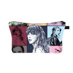 Amazon estilo caliente Taylor Swift bolsa de cosméticos bolsa de almacenamiento de gran capacidad bolsa de mano de moda con estampado femenino de moho