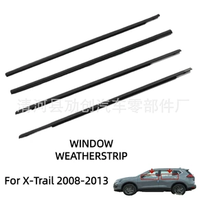 Nissan X-Trail avtomobil pəncərə möhürləmə zolağı 4 ədəd dəst xarici trim 80820-1Da0A