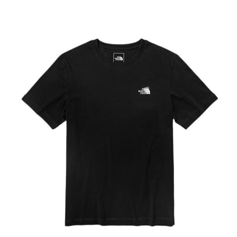 New summer collection: high-weight, short-sleeved T-shirts with embroidery on the front and back, available in unisex styles, fashionable pure cotton, European and American style