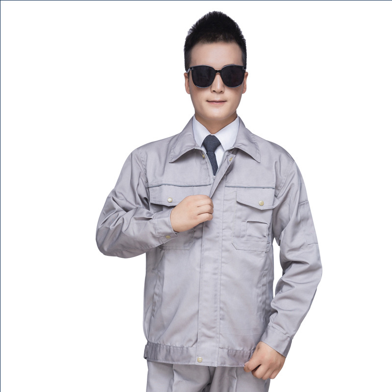 Spring and Autumn Tooling Labor Protection Work Clothes Welder Labor Protection Clothing Workshop Factory Clothing Tooling Sinopec Solid Color Labor Protection Clothing