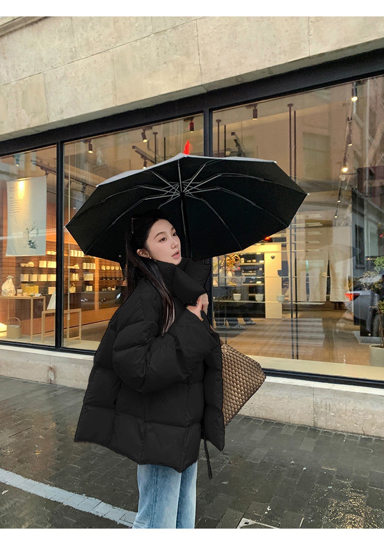 New Candy Color Down Cotton Padded Jacket Women Coat Korean Chic Puffer Jacket Thick Warm Outerwear Women's Clothes Short Parkas