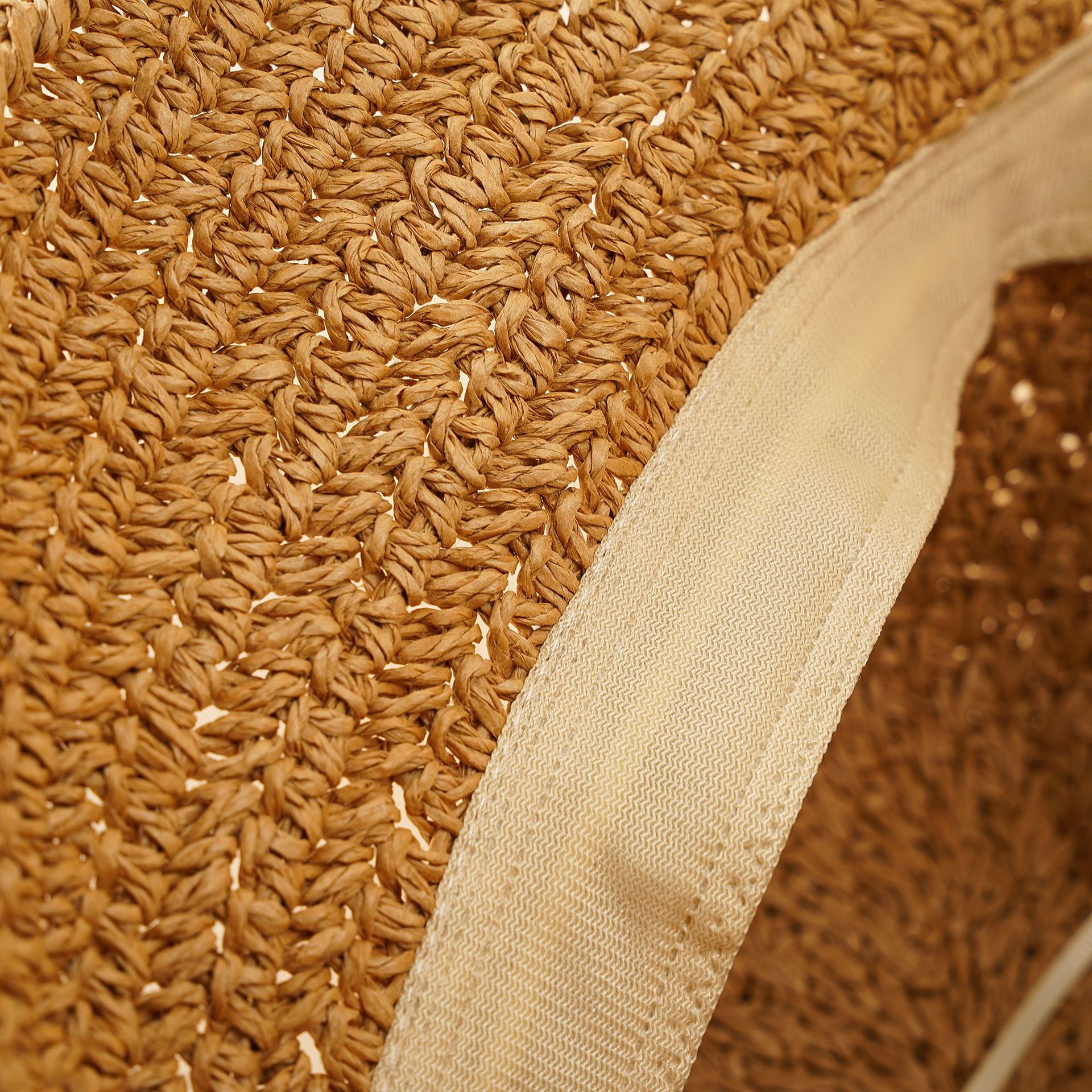 Verano nuevo sombrero de paja de las mujeres espalda Rajada tejida sombrero de paja estilo coreano plegable playa sombrero moda viaje casual protección solar