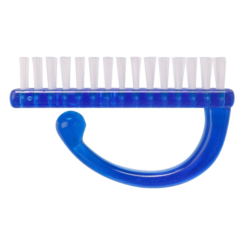 Herramientas de uñas suministros grandes de plástico cepillo de esquina única cepillo de polvo se puede utilizar cepillo para limpiar el polvo de uñas