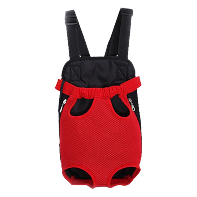 Pet Chest Carrier for Cats and Dogs, Suitable for Travel, Breathable, Portable, Mesh Canvas, Double-Shoulder Cat Backpack, Four-Legged Pet Backpack