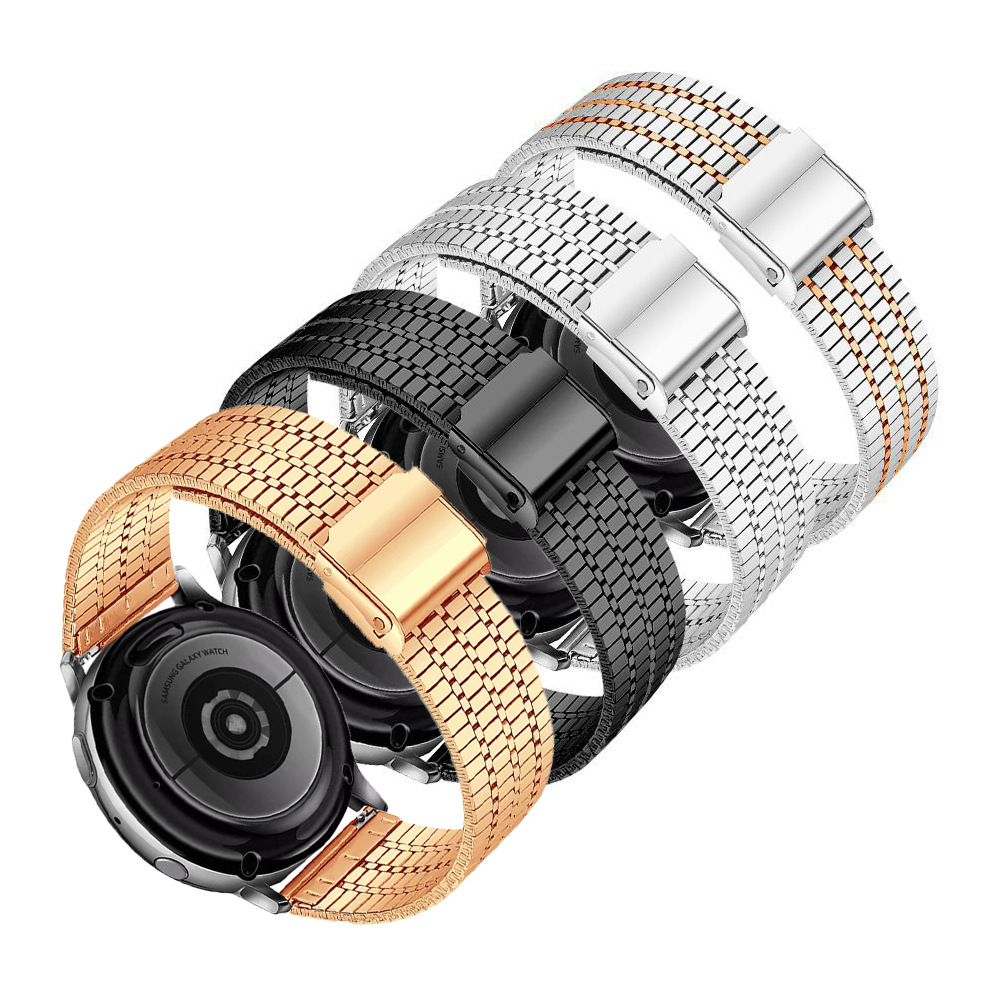 Adecuado para Huawei GT metal Samsung reloj Xiaomi Gloria Apple Applewatch liberación rápida correa de acero inoxidable