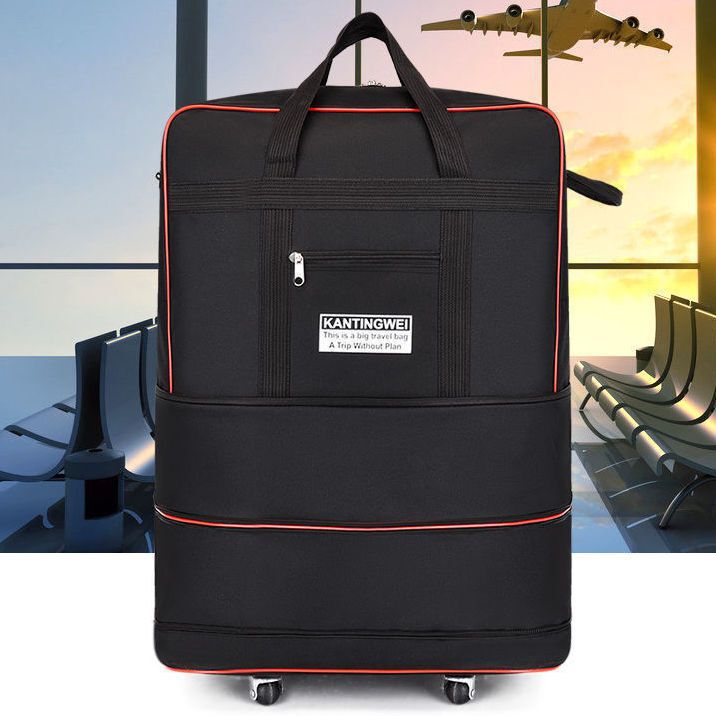 Waterproof Carryable Oxford Cloth Suitcase Large Capacity Travel Bag 158 Aviation Checked Bag Overseas Moving Luggage Bag