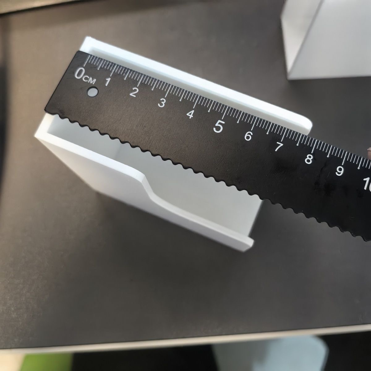 Applicable to Xiaomi body fat scale stand, keep weight scale stand, no need for drilling, Huawei body fat scale storage hanging rack base Specification drawing