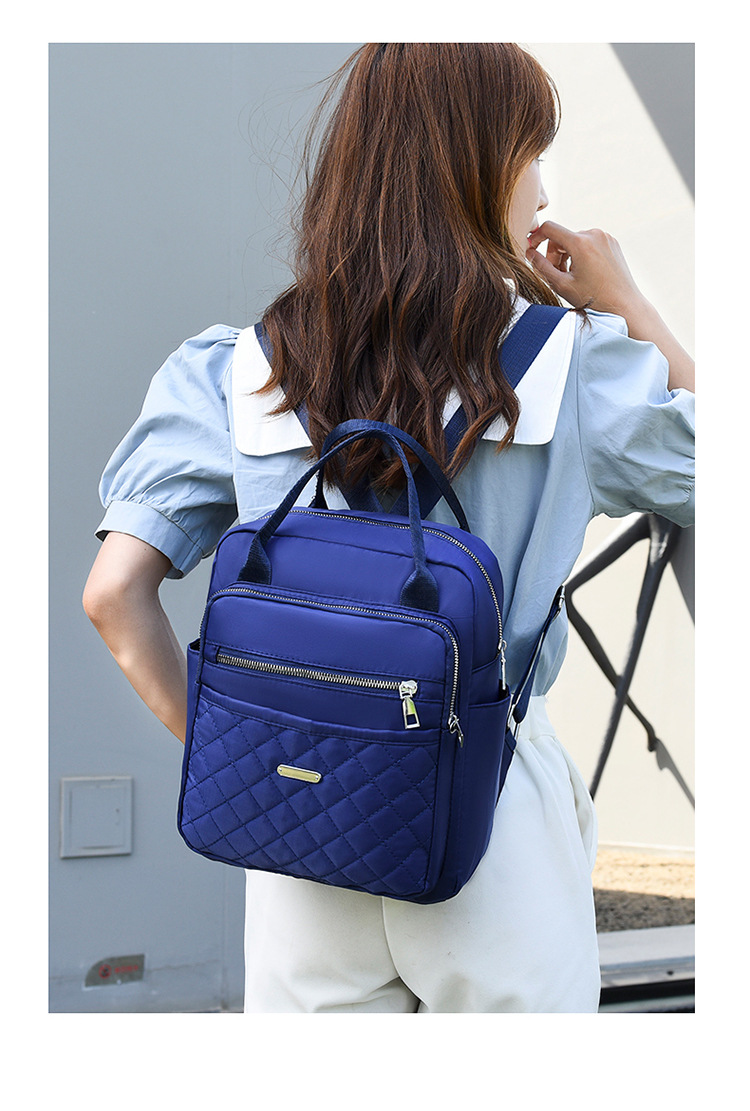2021 New Korean Trendy Oxford Cloth Fashion 2021 Travel Small School Bag display picture 4