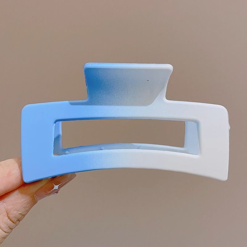 Clip de pelo marrón grande Nueva horquilla cuadrada accesorios para el cabello clip de horquilla simple Cabeza trasera clip de pelo clip de tiburón tocado