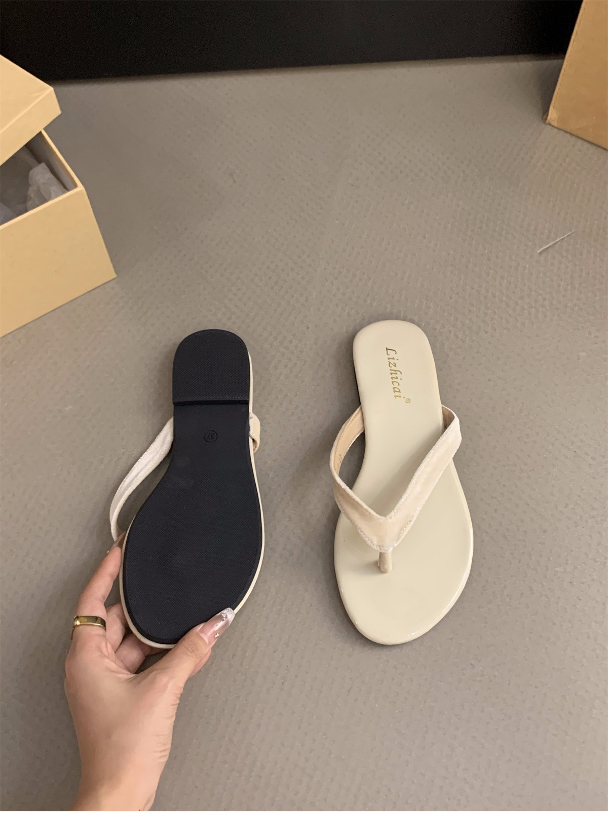 Women's French Thong Sandals