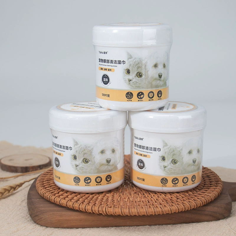 Чистящие салфетки для домашних животных кошка собака порвать глаз Уход кошка Влажная Ткань поставляет производители оптом