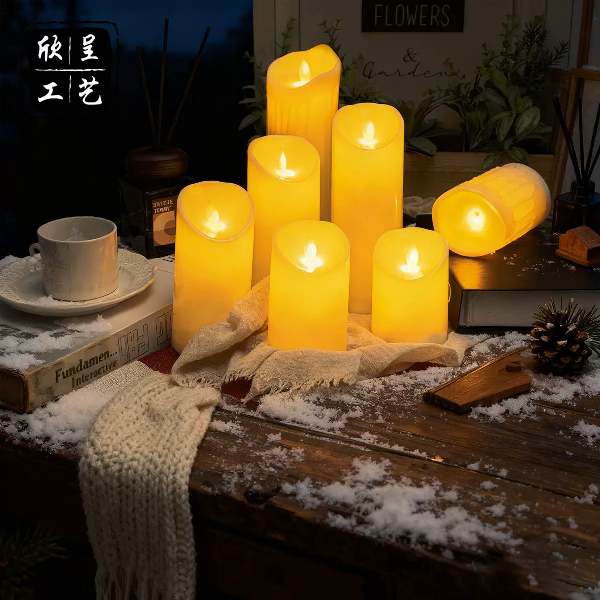 厂家热卖电子蜡烛仿真蜡烛生日浪漫表白舞台婚礼装饰剧本杀蜡烛灯