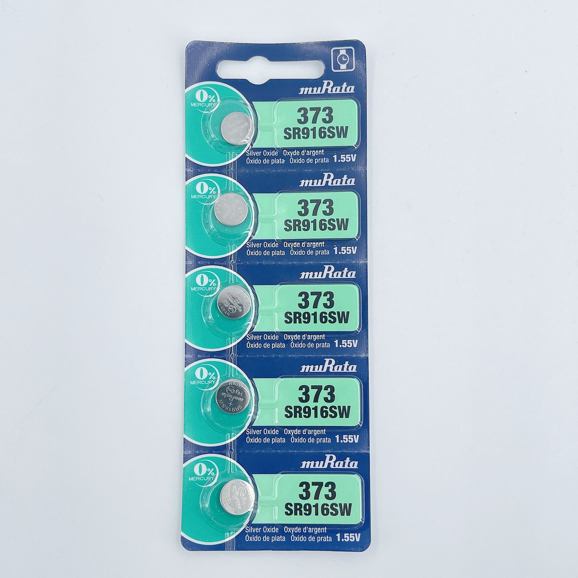 卡装村田muRataSR916SW/373石英手表氧化银进口纽扣电池1.55V电子