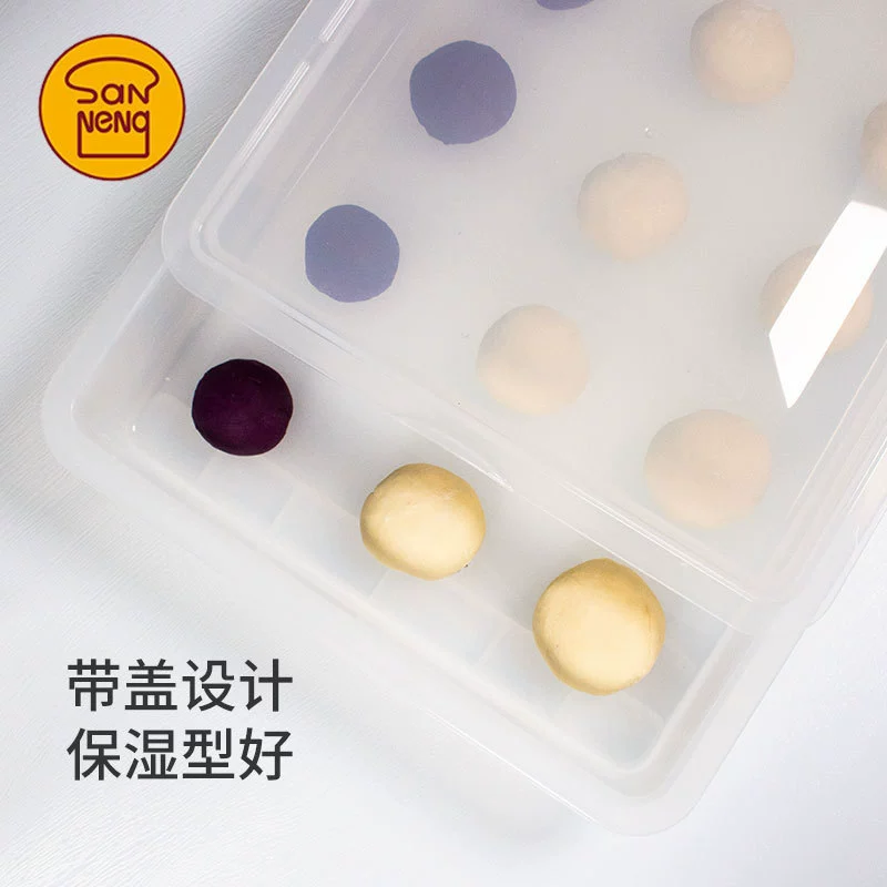 Sanneng Rotary Box Ferry Box White PP Baked Commercial Ferry Box Pizza Pastoral Noodle Cake Storage Box