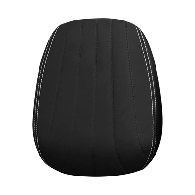 Suitable for Wuji CU250 Thickened and Widened Waterproof Non-slip Full Leather High Resilience Sponge Modified Rear Cushion (Motorcycle cushion) - black-high-rebound-thickened-and-widened-rear-seat-cushion