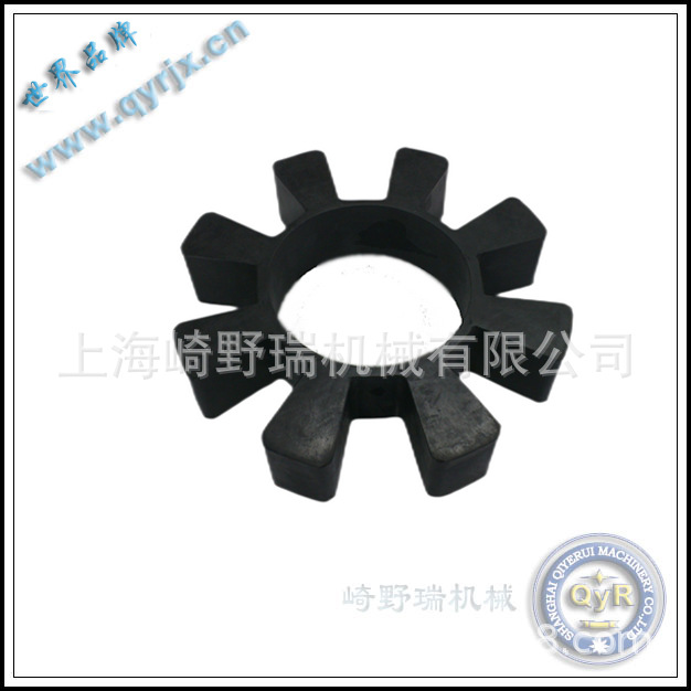 水泵八角橡胶弹性块  八角橡胶圈 T形8角联轴器胶 87×172×33