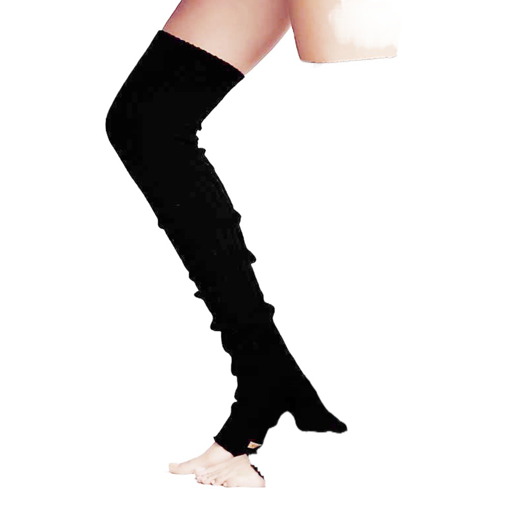 Europa y América del otoño y el invierno Venta caliente largo sobre la rodilla paso-en los calcetines de punto de la pila para las mujeres Amazon transfronteriza exclusiva