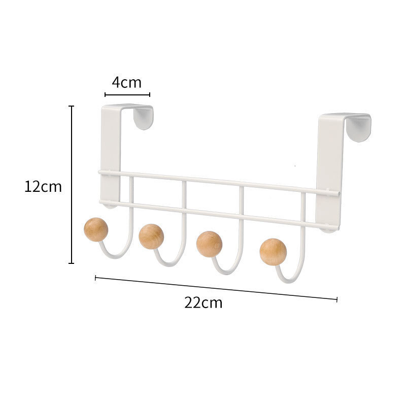 Punch-free Door Back Hook Household Seamless Hanging Coat Hook Bedroom Door Back Storage Special Storage Rack