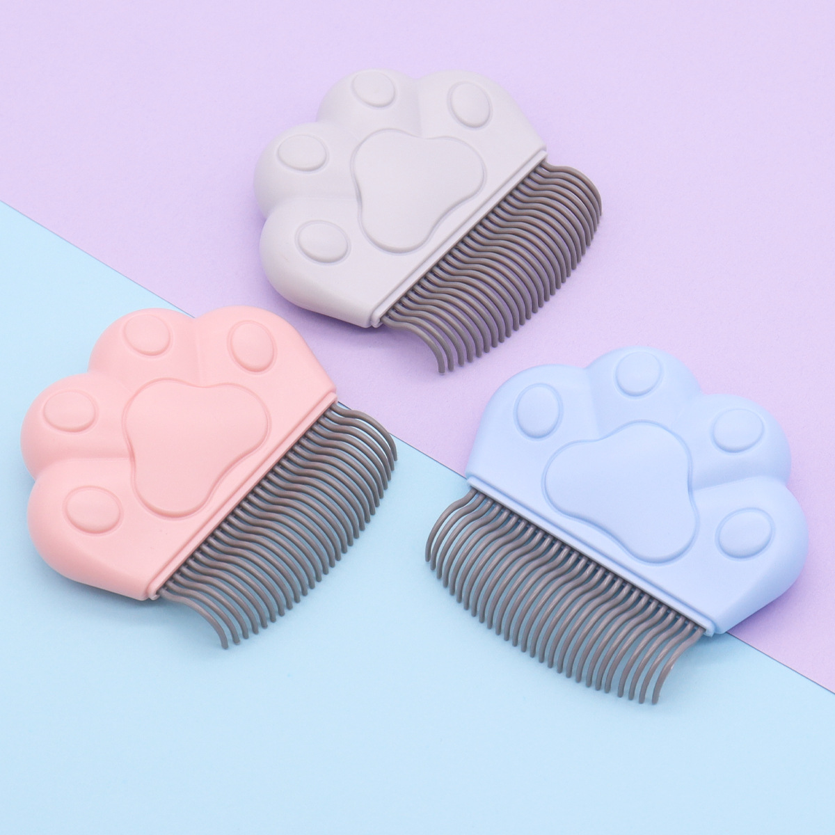 Peine de gato, suministros para mascotas, peine, peine de pelo de perro, artefacto de eliminación de pelo, masaje, nudo abierto, peine para mascotas, peine, peine para pelo flotante