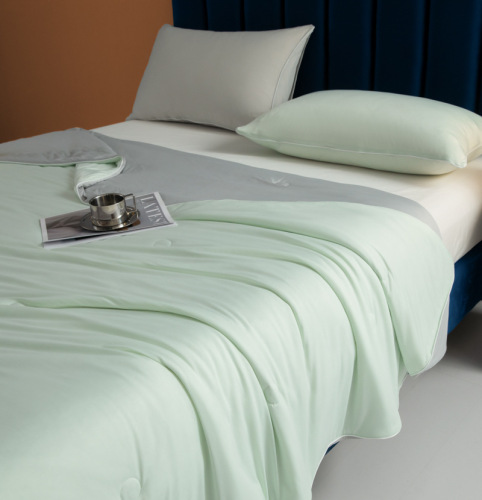 A-type Summer Modal Tencel Ice Cooling Silk Summer Cooling Blanket, Machine Washable Air Conditioning Blanket, Double Size, Machine Washable