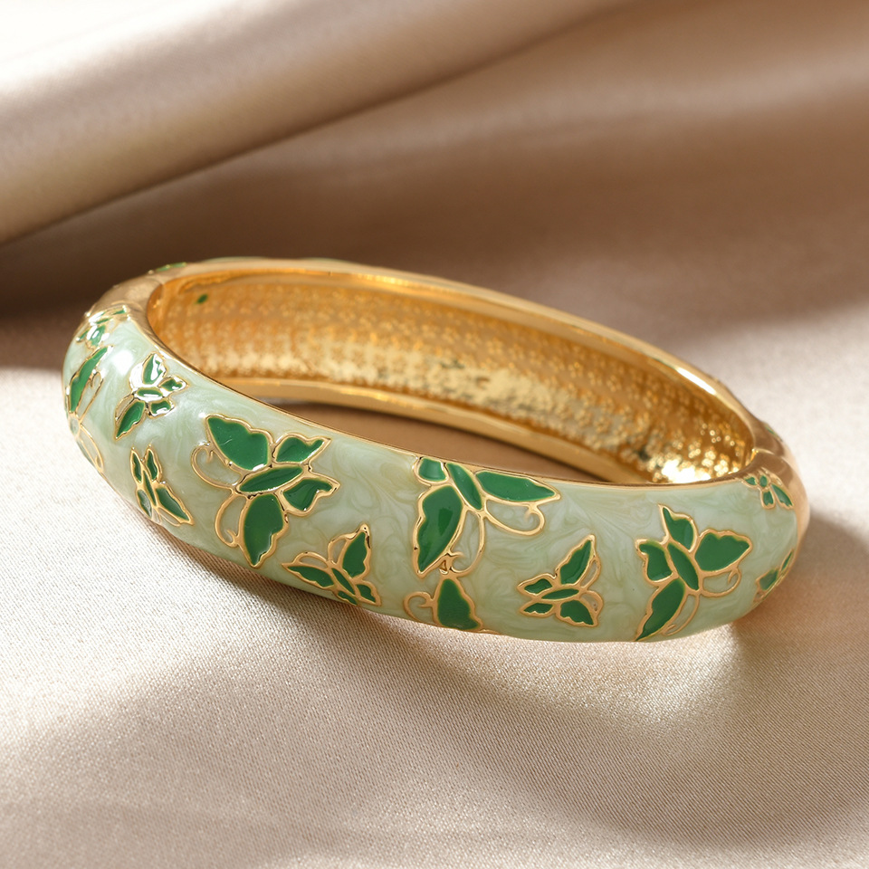 Rétro Papillon Alliage Bangles De Gros display picture 4