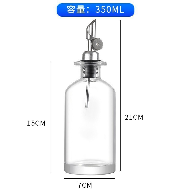 Aceitera de Vidrio con Control de Aceite 500ml 350ml para Cocina image 8