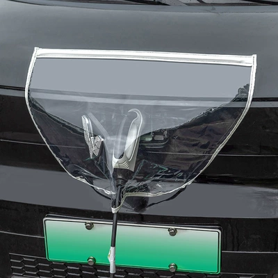 Charging gun rain cover new Car clothing - new-energy-charging-cover-white-transparent-model