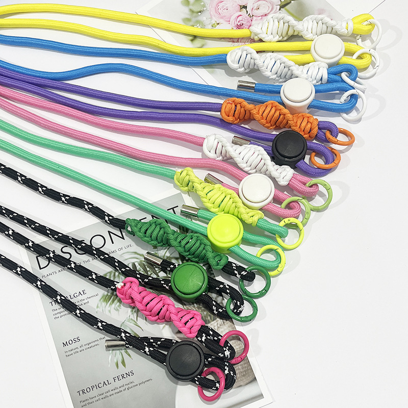 Mobile phone lanyard crossbody long adjustable mobile phone rope universal mobile phone case back clip rope strong and durable