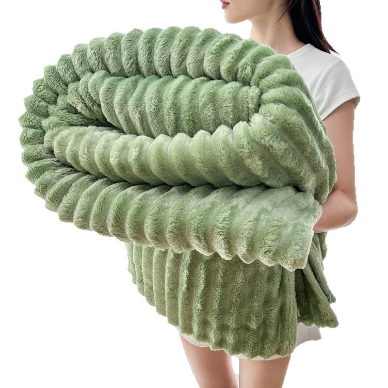 Conejo peluche mantas multifuncionales mantas de siesta de oficina mantas de aire acondicionado manta de regalo mantas de peluche dormitorio mantas