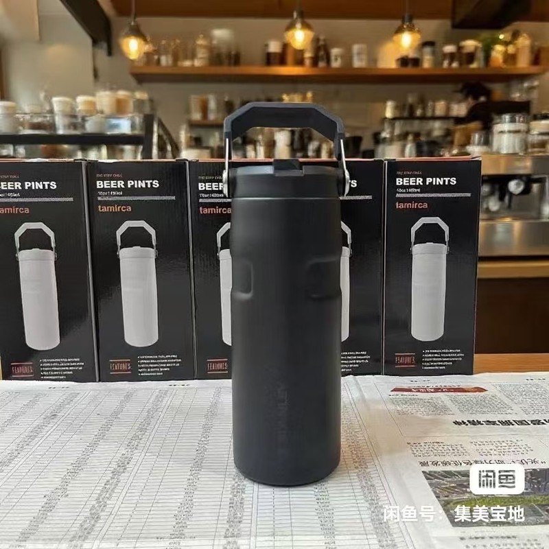 跨境史丹利同款拎拎杯保温杯吸管水杯高颜值杯子便携户外冰霸杯|undefined