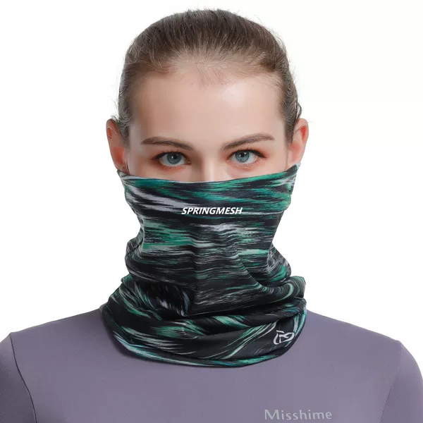 Outdoor sun protection and UV protection face mask for men and women, breathable neck protector, cycling neck gaiter, seamless magic headscarf
