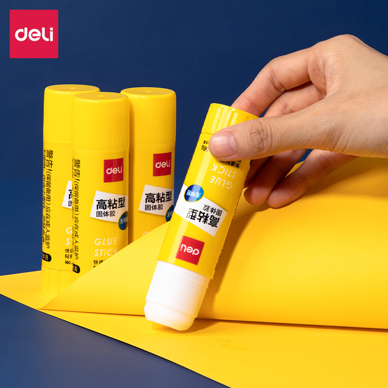 Déli6372 varilla de pegamento 36g pegamento sólido PVP gran tamaño de oficina finanzas niños jardín de infantes mano mayorista