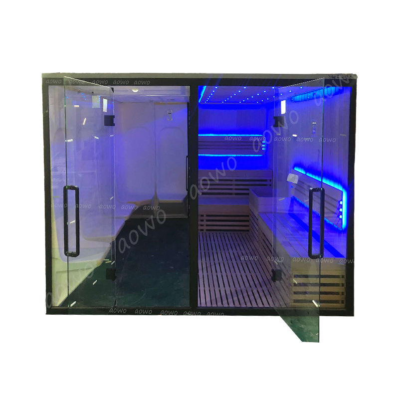 Fábrica en general sala de ducha hogar seco y húmedo vapor integrado sauna sala de ducha de vapor cuarto de ducha seco y húmedo separación