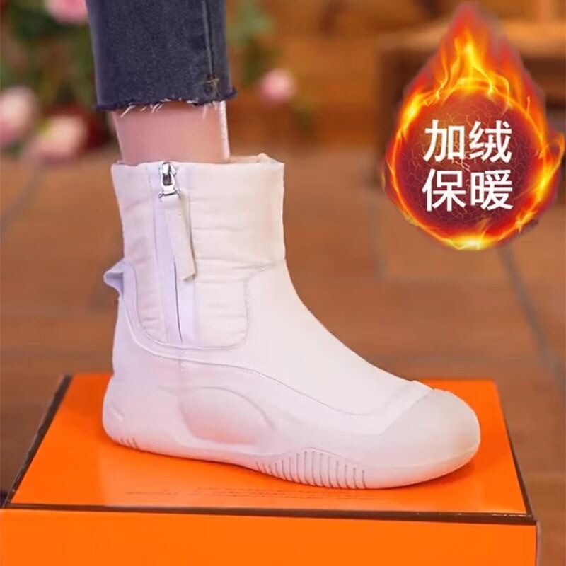 防寒时尚雪地靴女2025冬季新款棉鞋加绒加厚厚底防滑跨境批发现货|undefined