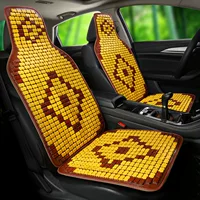 Автомобильная бамбуковая подушка для сиденья, летний охлаждающий коврик, подушка для сиденья грузовика, фургона, бамбуковый коврик, автомобильный коврик, автомобильный летний дышащий коврик