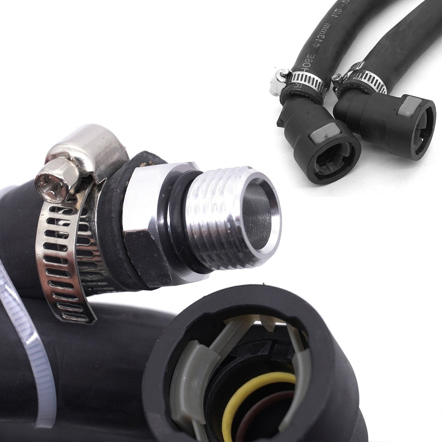 Car Metal Aluminum Fuel Tank Modified Universal Breathable Oil Gun 300ml Aluminum Alloy Fuel Tank Suitable for Ford F150