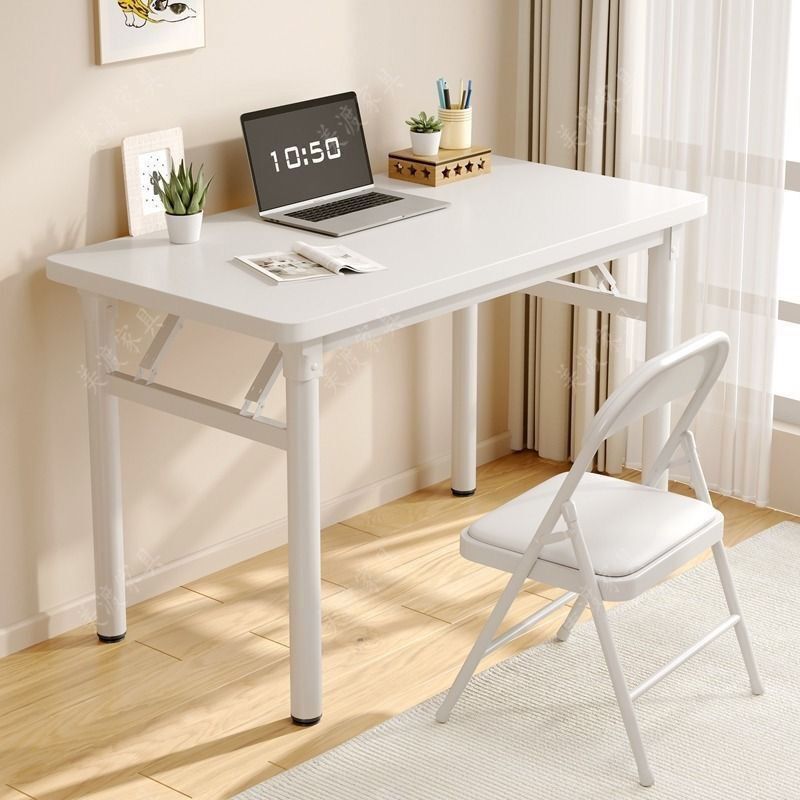 Folding Table, No Installation Required, Home Computer Desk, Student Writing Desk, Simple Bedroom Desk, Long Table, Office Study Desk